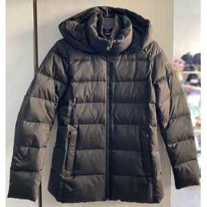 TH JACKET WOMAN BLACK  KNITTED INSIDE