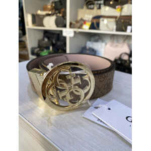 GUESS REVERSIBLE BELT LIGHT BROWN/PINK