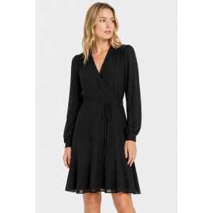 TH CHIFFON BELTED DRESS
