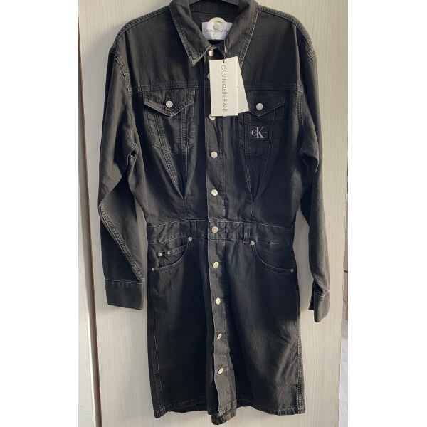 CK DRESSS WOMAN DENIM BLACK