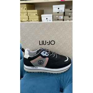 LIUJO KIDS TRAINERS MAXI WONDER BLACK/PINK