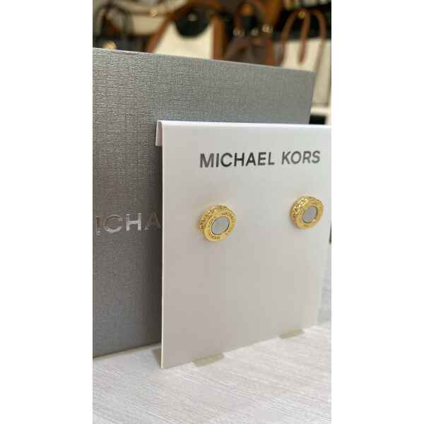 MK EARINGS GOLD/SILVER CIRCLE