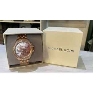 MK WATCH ROSEGOLD SHINNY CIRCLES INSIDE