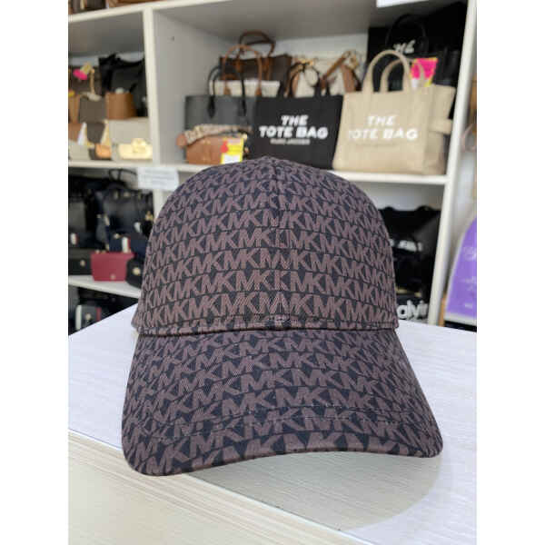 MK CAP BROWN PATTERN