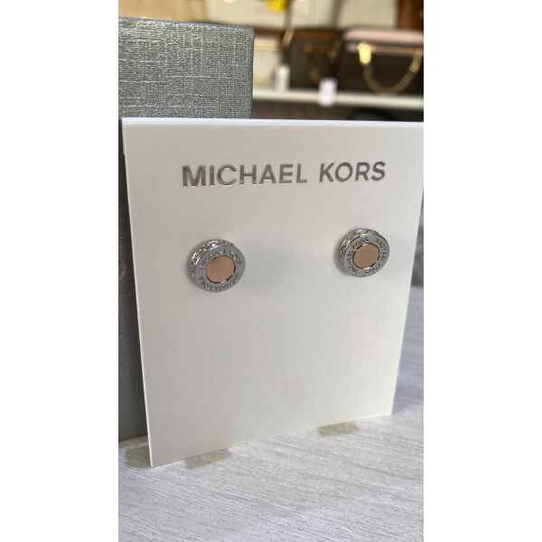 MK EARINGS SILVER/ROSEGOLD