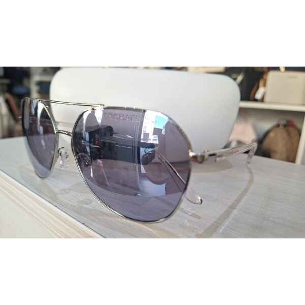 MK SUNGLASSES SILVER BLUE LENT