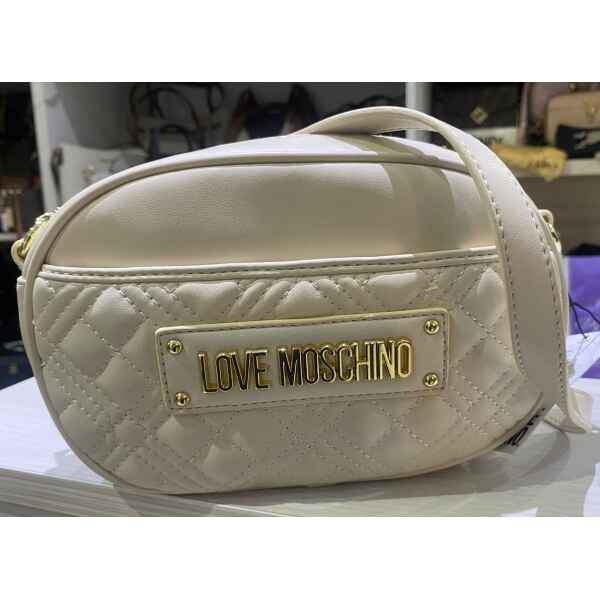 LOVE MOSCHINO OVAL XBODY BEIGE