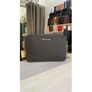 MK JET SET ITEM RECTANGLE XBODY BLACK