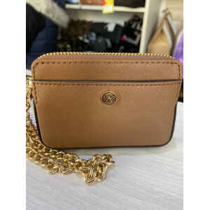 MK SMALL PURSE TAN CHAIN
