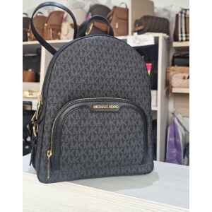 MK BACKPACK JAYCEEE BLACK LOGO PATTERN