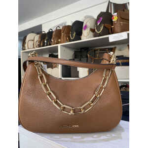 MK CORA ZIP POUCHETTE MEDIUM TAN