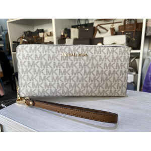 MK PURSE JET SET TRAVEL CONTINENTAL VANILLA