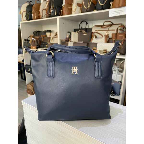 TH POPPY PLUS SMALL TOTE BLUE