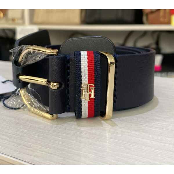 TH WOMAN BELT BLUE NAVY RED/WHITE