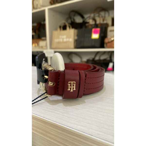 TH WOMAN BELT TIMELESS 2.5 BURGUNDY