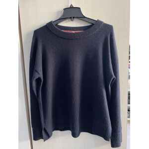 TH WOMAN TOP BLUE NAVY PLANE