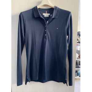 TH WOMAN TOP BUTTONS NECK BLUE
