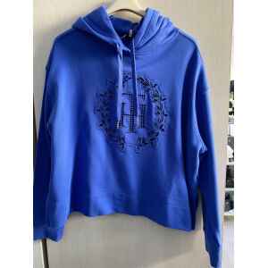 TH WOMAN TOP HOODIE BLUE