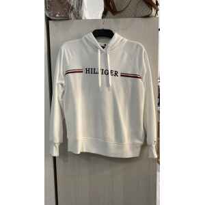 TH WOMAN TOP HOODIE WHITE STRIPES