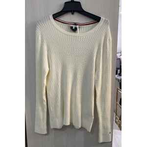 TH WOMAN TOP KNITTED WHITE