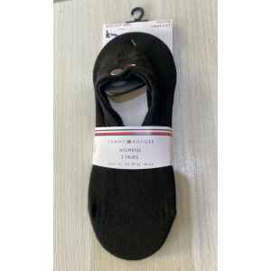 TH WOMAN 2 PAIR SOCKS BLACK HIGH CUT