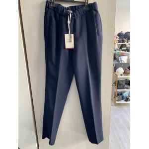 TH PANTS WOMAN BLUE NAVY GOLD LACE