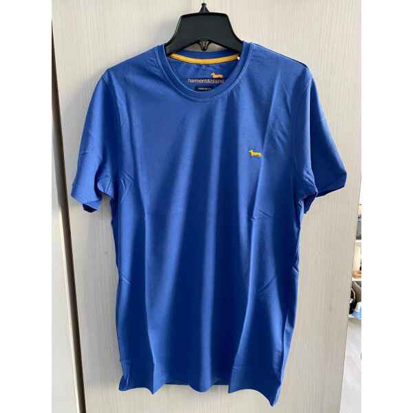 HB BLUE TSHIIRT YELLOW LOGO