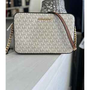 MK JET SET ITEM RECTANGLE XBODY VANILLA