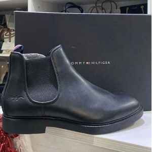 TH ELEVATED ROUNDED LTH CHELSEA BOOTS BLACK