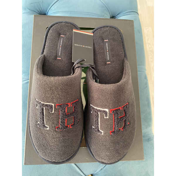 TH BED SLIPPERS BOX DARK GREY