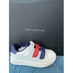 TH TRAINERS WHITE KIDS VELCRO