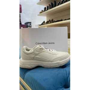 CK TRAINERS WOMAN BEIGE CHUNKY
