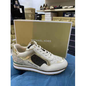 MK WOMAN TRAINERS WILMA GOLD/BROWN