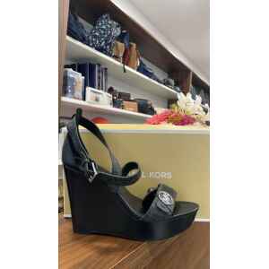 MK CARMEN WEDGE BLACK