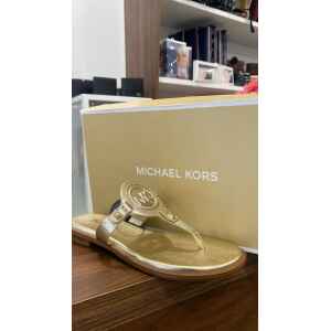 MK AUBREY CUT OUT THONG PALEGOLD