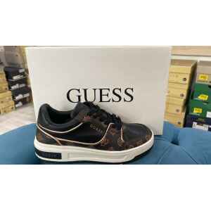 GUESS TRAINERS WOMAN DARK BROWN PATTERN