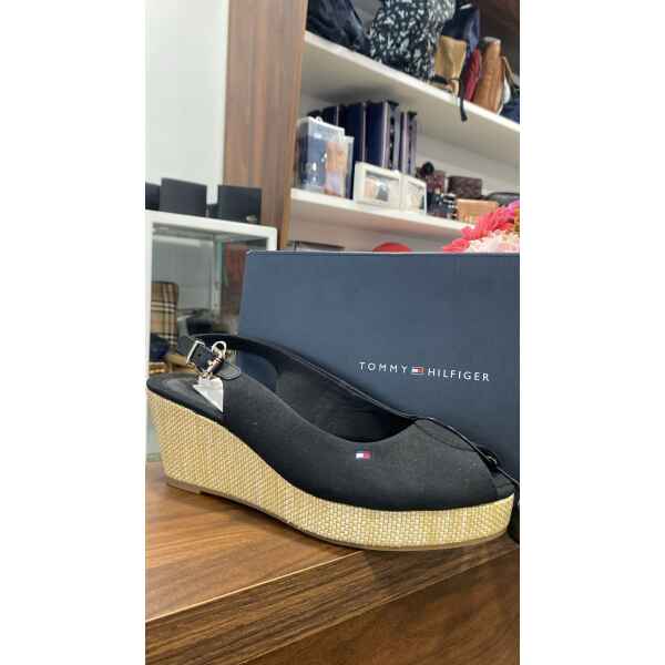 TH ICONIC ELBA SLING BACK WEDGE LOW WEDGE