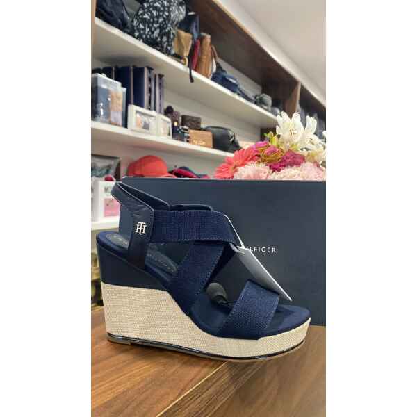 TH ESSENTIAL ELASTIC HIGH WEDGE DESERT SKY