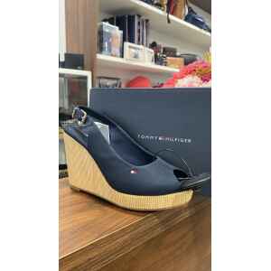 TH ICONIC ELENA SLING BACK WEDGE DESERT SKY