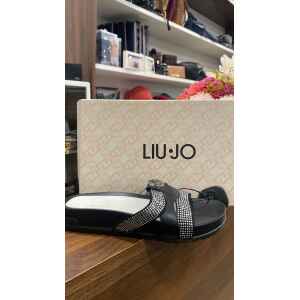 LIUJO CLARA SLIPPER GIRL BLACK