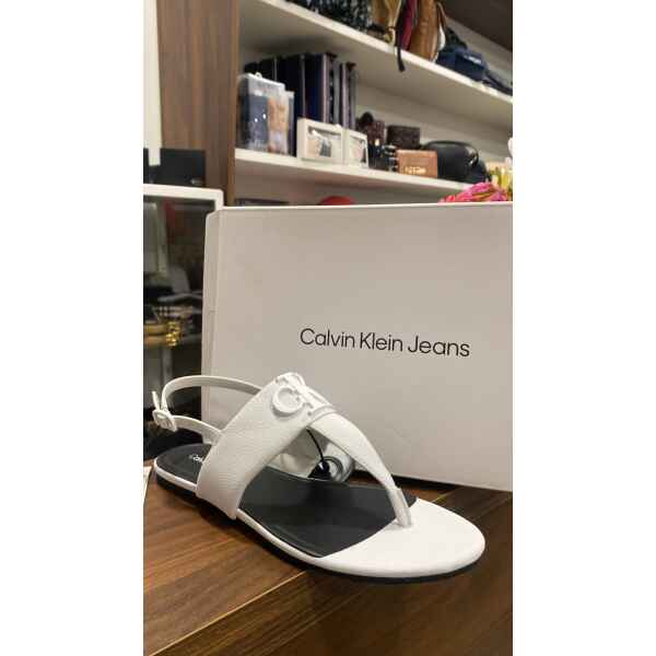 CK SANDAL PURE WHITE
