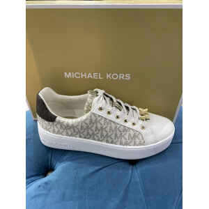 MK TRAINERS WOMAN POPPY LACE UP VANILLA