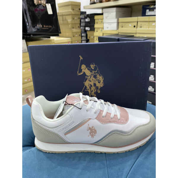 POLO ASSN TRAINERS WOMAN WHITE/PINK