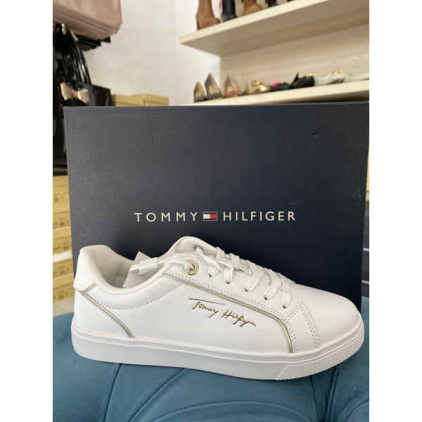 TH TRAINERS WOMAN SIGNATURE PIPPING WHITE/GOLD