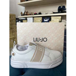 LIUJO WOMAN TRAINERS SLIP ONE WHITE/PINK