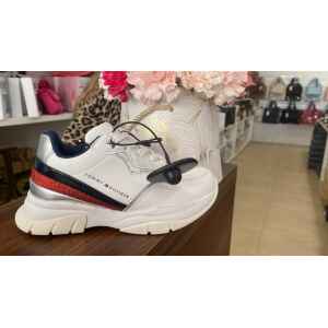 TH LOW CUT SNEAKER WHITE MULTICOLOR PLATFORM