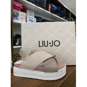 LIUJO CHANTAL SANDALS JUNIOR PINK/GLITTER