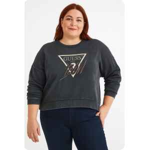GUESS BLACK TOP ICON GREY