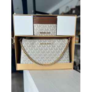MK VANILLA GIFTABLE BOX BAG & CARDHOLER SET