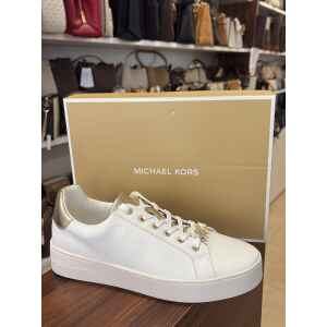 MK POPPY LACE UP OPTIC WHITE TRAINER
